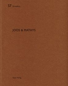 Book cover of Joos & Mathys: De aedibus 57. Published by Quart Publishers.