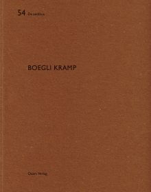 Book cover of Boegli Kramp: De aedibus 54. Published by Quart Publishers.