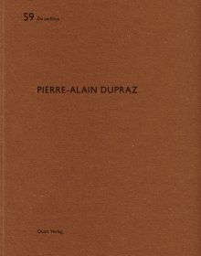 Book cover of Pierre-Alain Dupraz: De aedibus 59. Published by Quart Publishers.