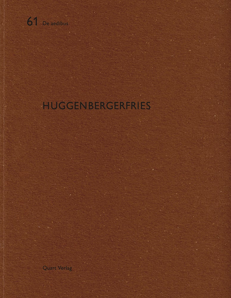 Book cover of Huggenbergerfries: De aedibus 61. Published by Quart Publishers.