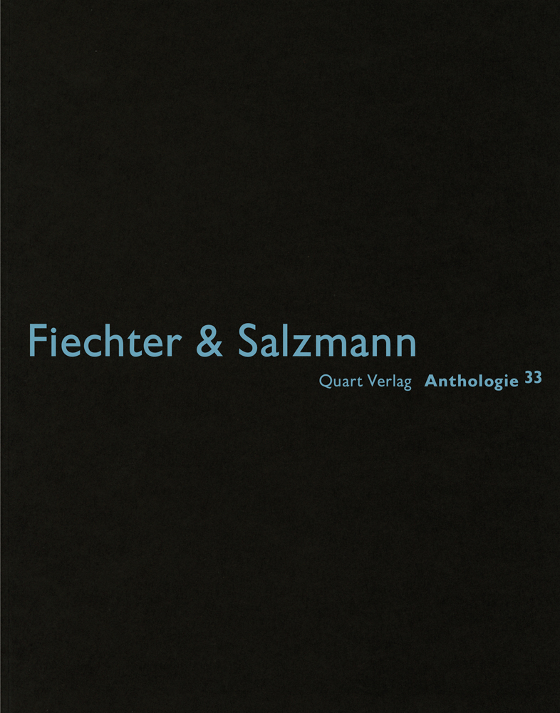 Book cover of Fiechter Salzmann: Anthologie 33. Published by Quart Publishers.