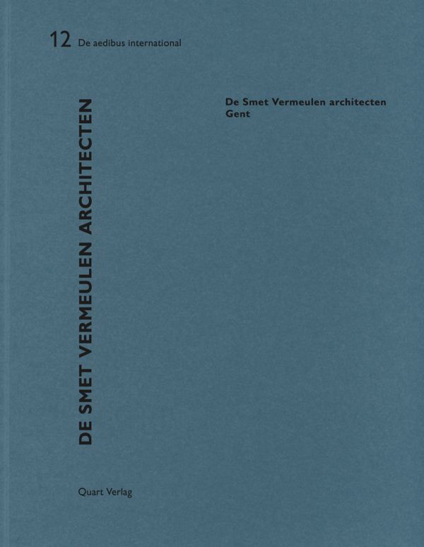 Book cover of De Smet Vermeulen: De aedibus international 12. Published by Quart Publishers.