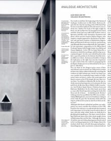 Book cover of Analogue Oldnew Architecture. Published by Quart Publishers.