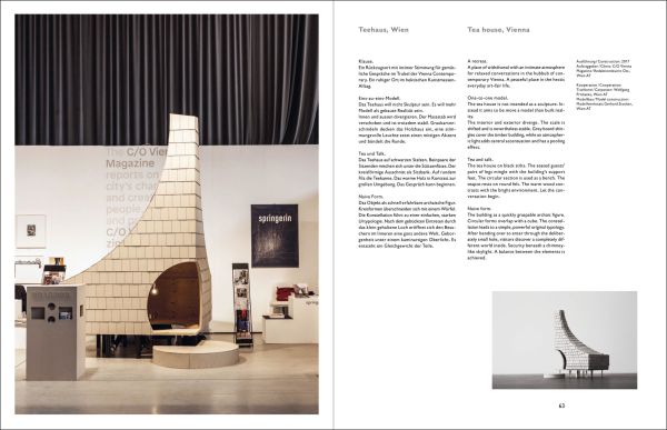 Blue cover, 16 De aedibus international, SCHENKER SALVI WEBER, Quart Verlag in black font