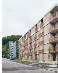 Rich brown cover 76 De aedibus MEIER LEDER Quart Verlag in black font