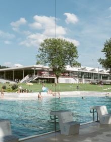 80 De aedibus WEBERBRUNNER in black font on brown cover.