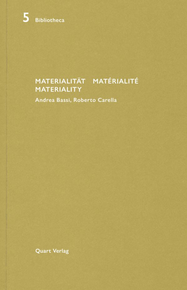 Materialitat/Materialite/Materiality