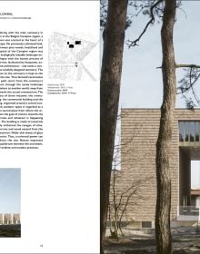 19 De aedibus international a2o – Brussel/Hasselt in black font on blue cover.