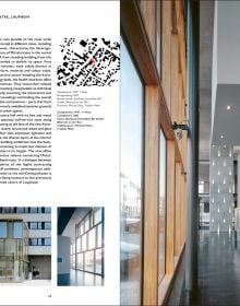 Black capital font with Zurich architect surnames Zach + Zund on a plain brown background and number 87 in the De eadibus series in the top left corner.