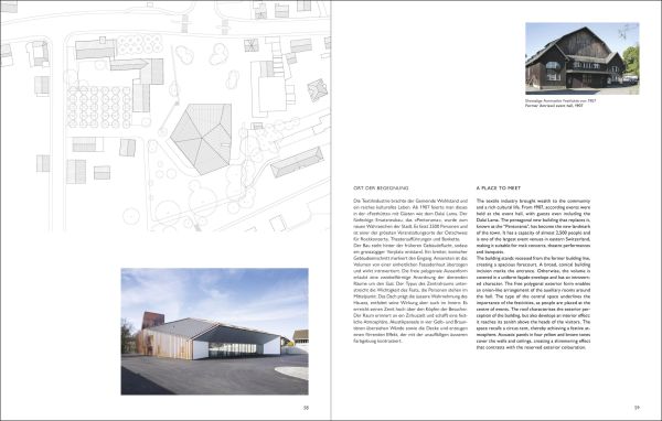 Green cover with dark green triangular shaped pattern with Müller Sigrist in pale yellow in top left corner