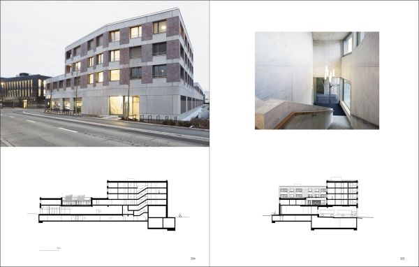 Green cover with dark green triangular shaped pattern with Müller Sigrist in pale yellow in top left corner