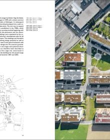 Black capital font with Biel architect surnames Kistler Vogt on a plain brown background and number 86 in the De eadibus series in the top left corner.