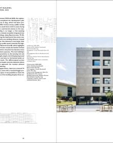 Black capital font with Biel architect surnames Kistler Vogt on a plain brown background and number 86 in the De eadibus series in the top left corner.