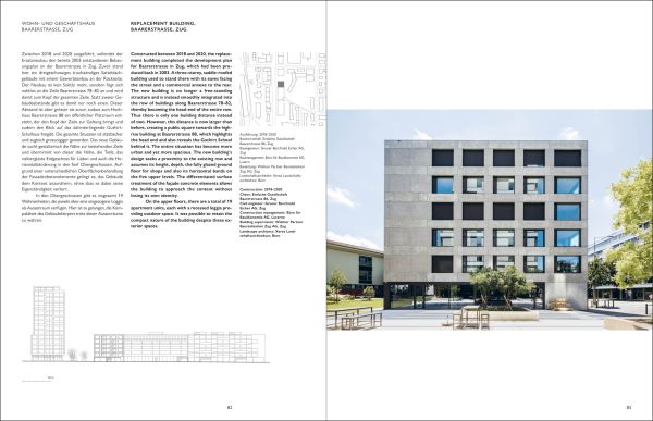 Black capital font with Biel architect surnames Kistler Vogt on a plain brown background and number 86 in the De eadibus series in the top left corner.