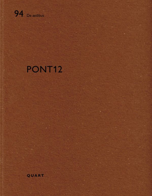 Brown cover with 94 De aedibus Pont 12 Quart in black font by Quart Publishers