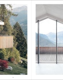 Rich brown cover with 93 De aedibus Christian Dupraz Quart in black by Quart Publishers