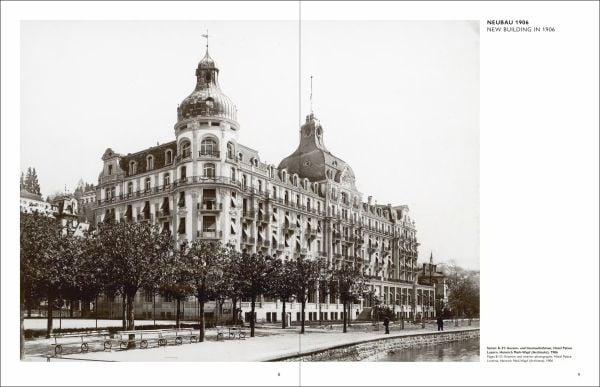 Book cover of Hotel Palace Lucerne. Published by Quart Publishers.