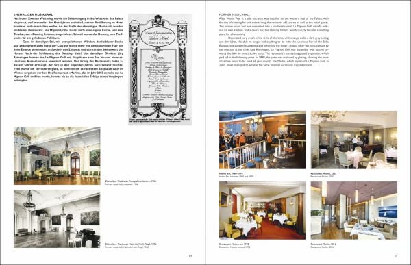 Book cover of Hotel Palace Lucerne. Published by Quart Publishers.