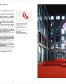 Brown cover of architecture monograph 'Carlos Martinez'. Published by Quart Publishers.