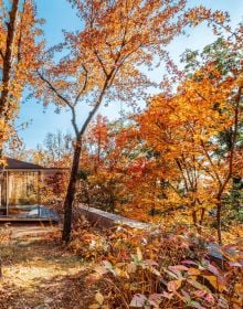 Blue cover of architect monograph on 'One O One – Seoul'. Published by Quart Publishers.