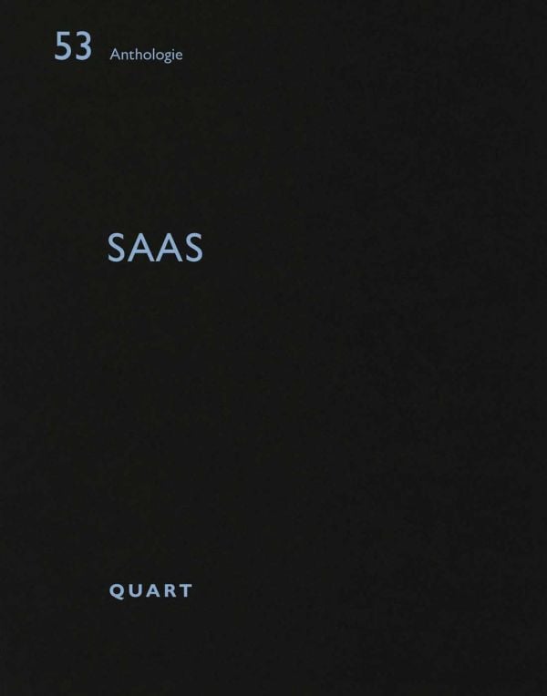 Book cover of SAAS: Anthologie 53. Published by Quart Publishers.