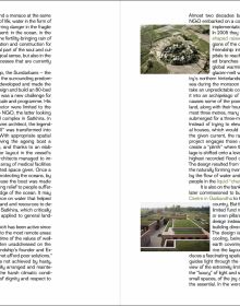 Gold book cover of 'Rising Oceans & Spaces That Care, Complexities and ideas behind the Friendship Hospital by Kashef Chowdhury / URBANA in Bangladesh. Published by Quart Publishers.