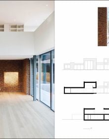 Brown book cover of Frey Architectes, De aedibus 103. Published by Quart Publishers.