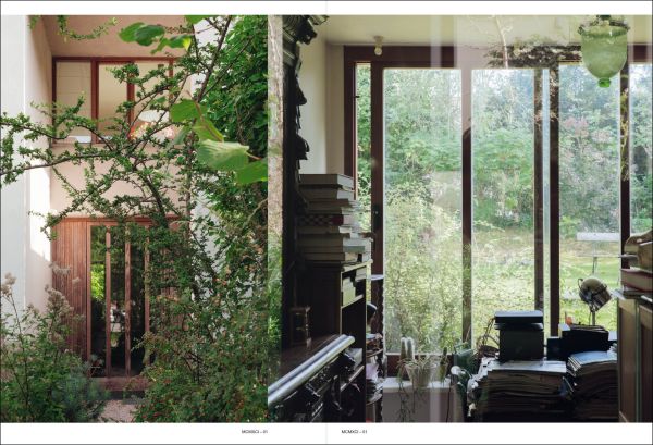 Book cover of Marie-José Van Hee architecten: More Home, More Garden, featuring a modern building surrounded by trees. Published by Quart Publishers.