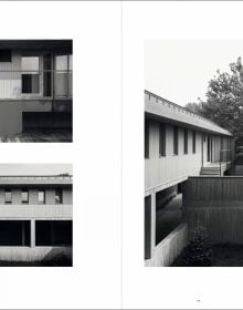 Book cover of Marie-José Van Hee architecten: More Home, More Garden, featuring a modern building surrounded by trees. Published by Quart Publishers.
