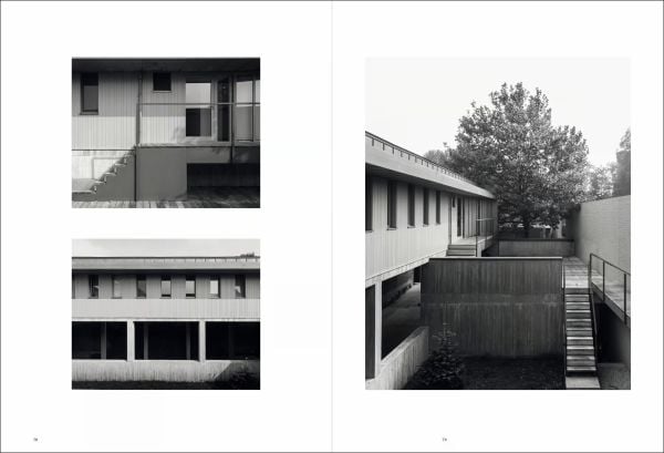 Book cover of Marie-José Van Hee architecten: More Home, More Garden, featuring a modern building surrounded by trees. Published by Quart Publishers.