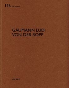 Book cover of Gäumann Lüdi von der Ropp: De aedibus. Published by Quart Publishers.