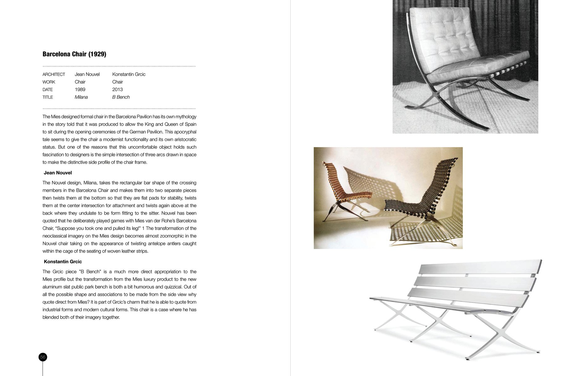 Book cover of Almost Nothing: 100 Artists Comment on the Work of Mies van der Rohe, with an open book, and a piece of wood with nails sticking out laid on top. Published by Park Books.