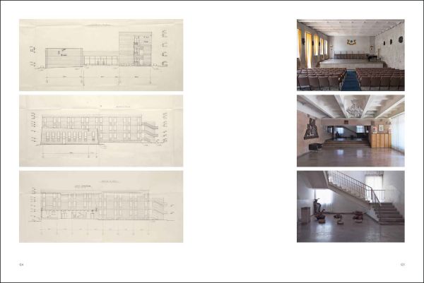 Book cover of Utopia & Collapse: Rethinking Metsamor - The Armenian Atomic City, with four power station towers, and mountains behind. Published by Park Books.