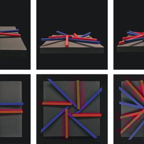 Skeletal architectural structure in white and black on grey cover, Konrad Wachsmann and the Grapevine Structure in white font to top left