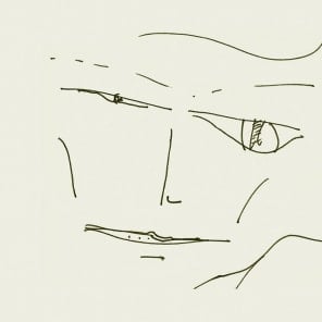 Ritual in black font on orange cover with architecture plan in black, by PARK BOOKS