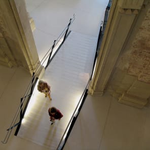 Ritual in black font on orange cover with architecture plan in black, by PARK BOOKS
