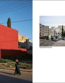 Book cover of Fez Lessons: Industrious Habitat. Teaching and Research in Architecture; with people working on the land. Published by Park Books.