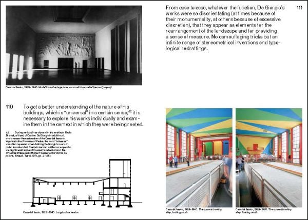 Grey concrete building on grey cover, Quirino De Giorgio An Architect's Legacy in black font above.