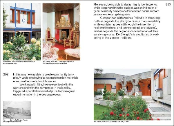 Grey concrete building on grey cover, Quirino De Giorgio An Architect's Legacy in black font above.