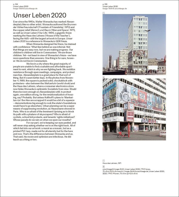 Architecture of city of Berlin, rotated left, STATISTA in black font to left edge, top half cut off.