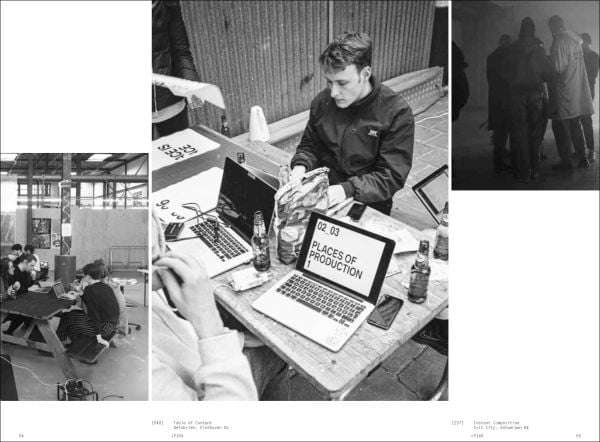 Book cover of Immediate Spaces 16-19. Published by Park Books.