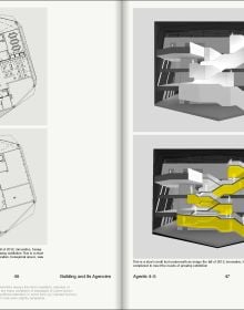 Book cover of Architecture & Micropolitics: Four Buildings 2011–2022. Farshid Moussavi Architecture. Published by Park Books.