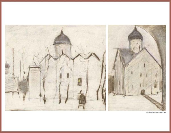 Off white cover with 3 sided line pattern creating 3D perspective and Sergei Tchoban LINES AND VOLUMES in black font above