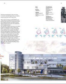 EUROPAN 15 AUSTRIA in dark red font to upper left of red cover, PRODUCTIVE CITIES 2 in white font to lower right.