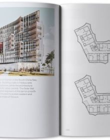 Photo montage of architectural materials and building, on black cover, Verify in Field in white font above, by Park Books.