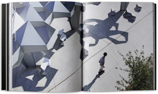 Photo montage of architectural materials and building, on black cover, Verify in Field in white font above, by Park Books.
