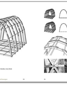 Book cover of Model Workshop Building as a Common Process, with a craftsman working on building structure. Published by Park Books.