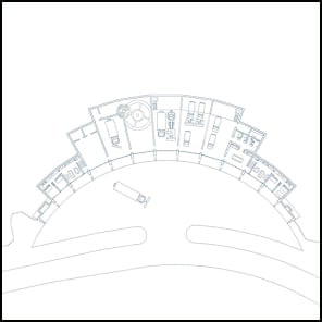 Black and white atmospheric photo of mountainous landscape with white mist and Bernina transversal in white font in cross shape