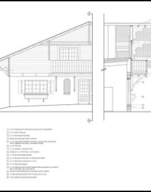 White cover with colour cut out, fold and stick house shape and Swissness Applied in large black font above and below