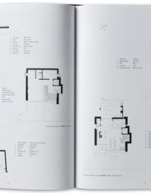 Book cover of Alexander Brenner – Villas and Houses 2015–2021: A Holistic Art of Building, with a concrete building surrounded by green trees. Published by Park Books.